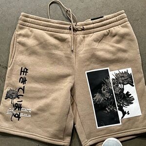 Members only  Men's Tan Graphic Shorts